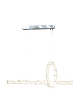 Подвесная люстра AM Group OVALE CH D1000+300