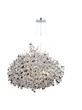 Подвесная люстра AM Group FACETED SP21 SILVER