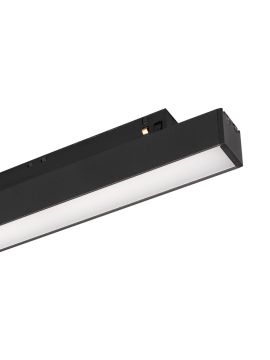 Трековый магнитный светильник Arlight MAG-ORIENT-FLAT-L350-12W Warm3000 (BK, 100 deg, 48V) (IP20 Металл) 049588(1)