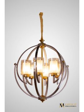 Подвесная люстра AM Group AM372 SP6 GAB+SN