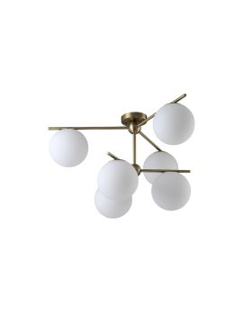 Потолочная люстра Crystal Lux FELIZ SP-PL6 BRONZE/WHITE