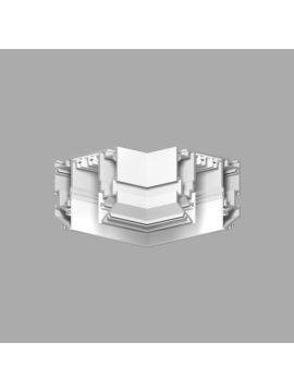 Угловой элемент 90° Denkirs Smart One TR2026-WH