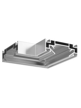 Угол профиля для натяжного потолока Denkirs TR3000 TR3031-AL