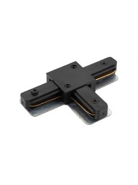 Коннектор T-образный Denkirs DK Track Black TR1103-BK