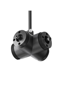 Х-образный вертикальный коннектор с вводом питания Maytoni Shelf CA017TX-P-B