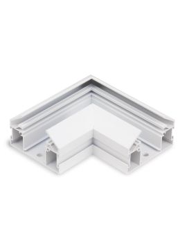 Угловой соединитель с закладным профилем AM Group AM540 WH SMART