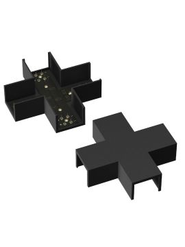 Коннектор питания X-образный Maytoni Elasity TRA160CX-11B