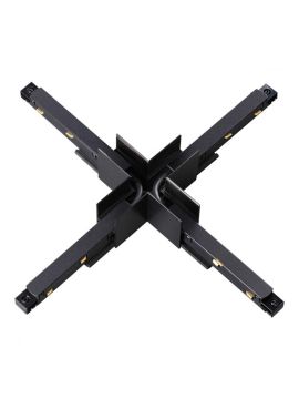 Соединитель с токопроводом для шинопровода Х-образный Novotech Flum 135128