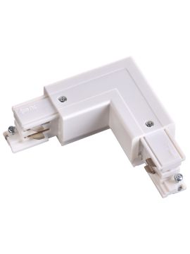 Коннектор угловой Novotech track white 3phase 135062