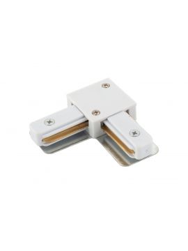 Коннектор L-образный Denkirs DK Track White TR1102-WH