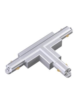 Коннектор Т-образный Novotech track silver 135084