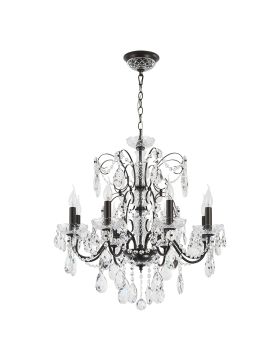 Подвесная люстра Crystal Lux ODELIS SP8 BROWN