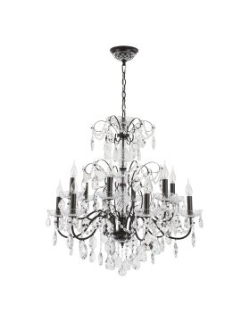 Подвесная люстра Crystal Lux ODELIS SP12 BROWN