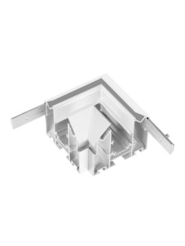 Коннектор угловой для встраиваемого в натяжной потолок магнитного шинопровода Arlight MAG-ORIENT-CON-2653-STR-G-L90 (WH) (IP20 Металл) 057399