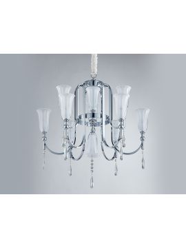 Подвесная люстра Newport 4800 4806+4/C chrome М0068413