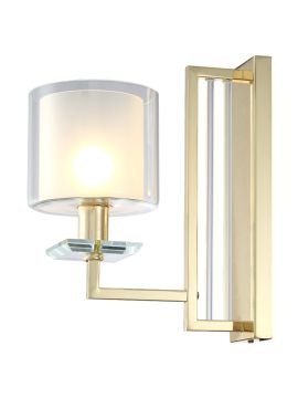 Бра Crystal Lux Nicolas AP1 Gold/White